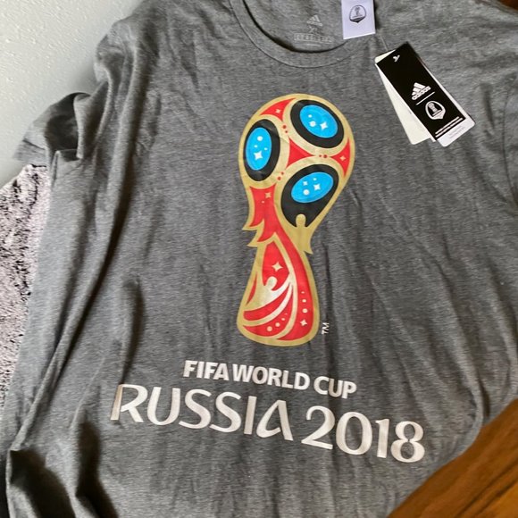 NWT ADIDAS Fifa World Cup 2018 Russia T-Shirt - Picture 2 of 5
